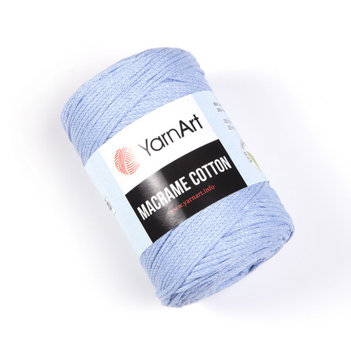 Příze Macrame Cotton - bleděmodrá