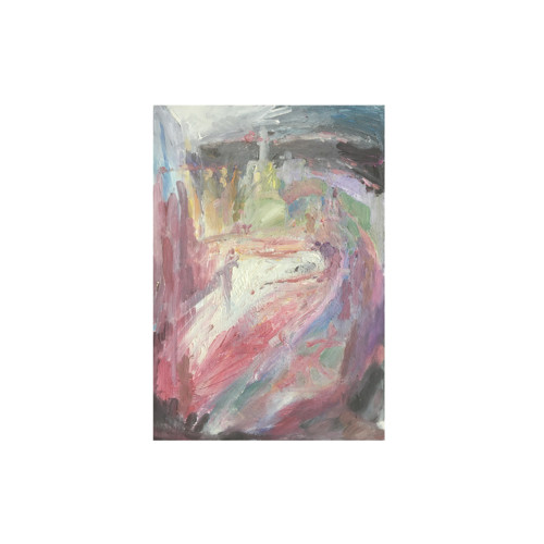 U lesa / 33 x 47,3cm / olej na sololitové desce