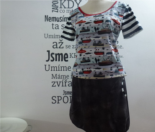 Triko - lodě a ponorky