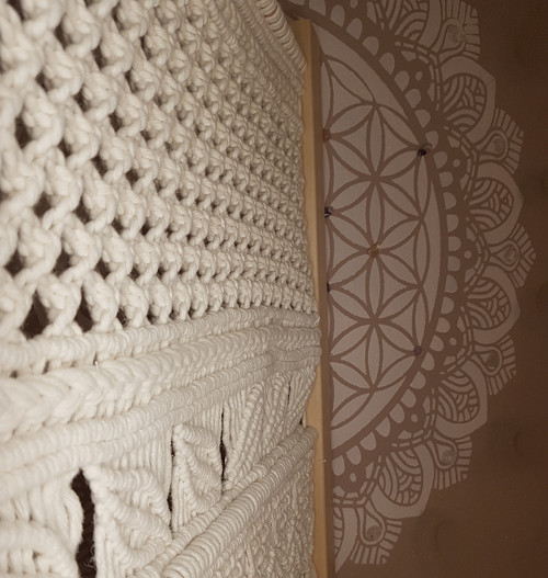 Boho Macrame Zástěna-Paravan 120