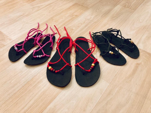 MÁMA A MY (1+2) Barefoot sandálky FYZIOSANDALS