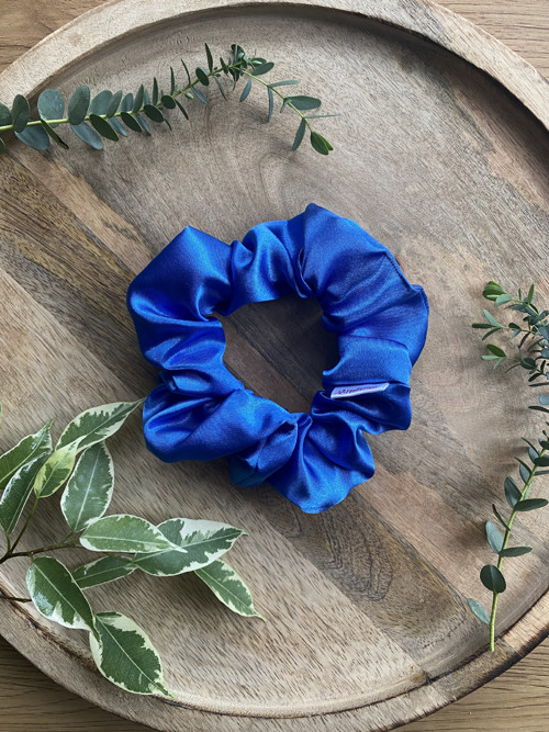 Scrunchie velká královsky modrá - poslední kus — foto 1