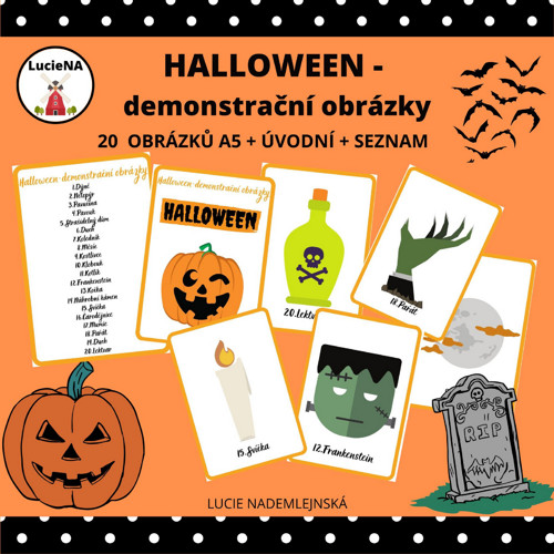 HALLOWEEN- demonstrační obrázky