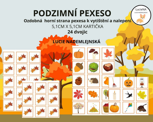 Podzimní pexeso