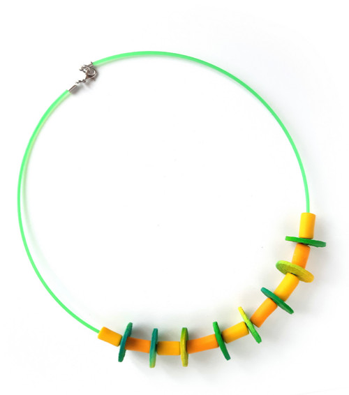Náhrdelník / yellow-green