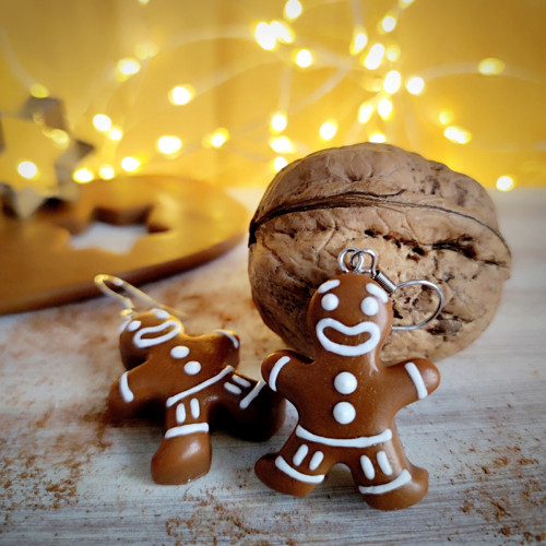 Perníčkové náušnice