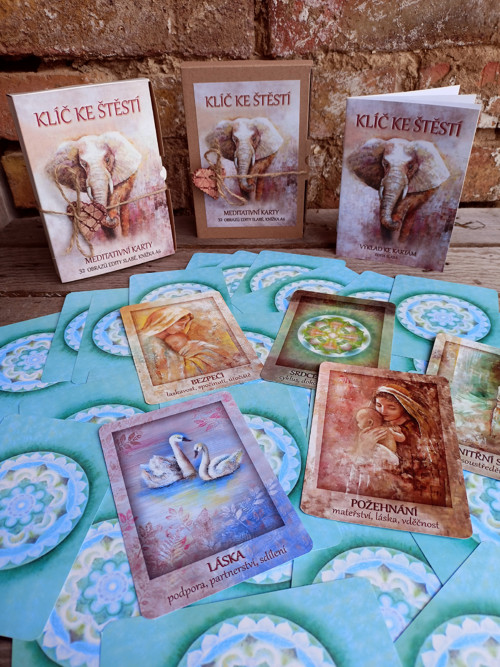 Meditativní karty Klíč ke štěstí