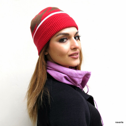 Čepička vzor pepito -červená — foto 1