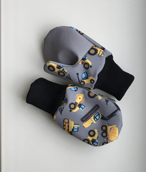 Softshellové rukavice-stroje ll.