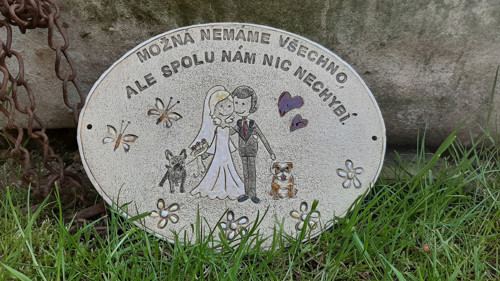 Kachle ženich a nevěsta