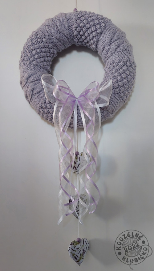 Věnec LEVANDULOVÝ 27 cm — foto 1