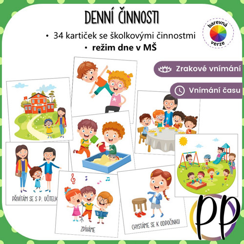Denní činnosti - režim dne v MŠ (PDF)