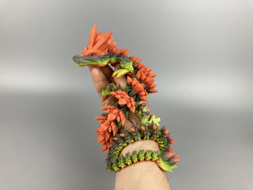 Krystalový drak - 60cm, 3D tisk — foto 1