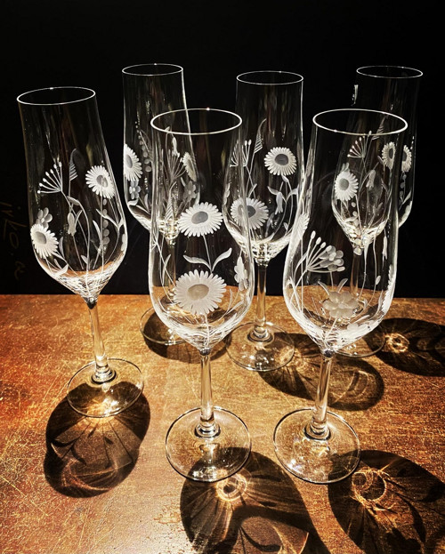 Sklenky na prosecco 170ml LETNÍ LOUKA (6ks)