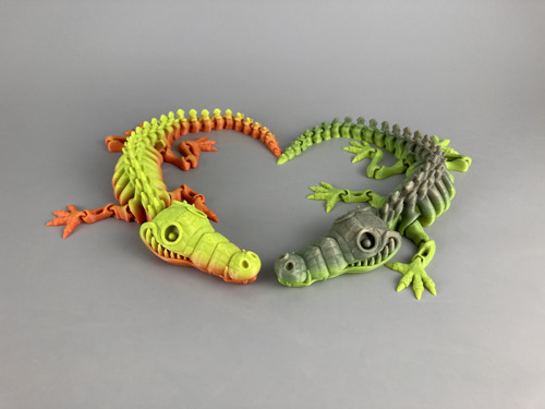 Flexi krokodýl - 3D tisk — foto 1