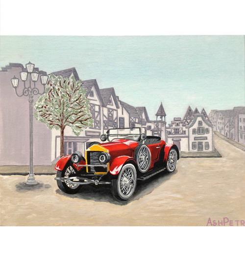 Red car — foto 1