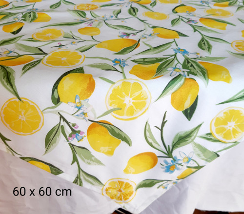Ubrus 60 x 60cm Citronové osvěžení