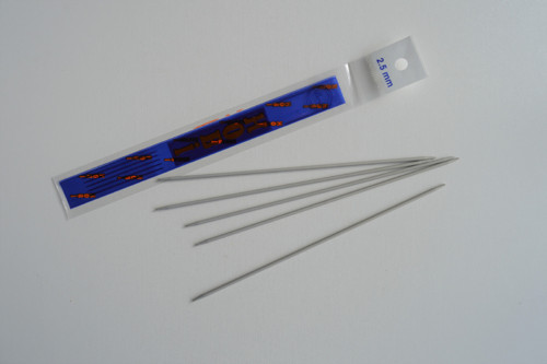 Ponožkové jehlice, délka 20 cm, síla 2,5 mm