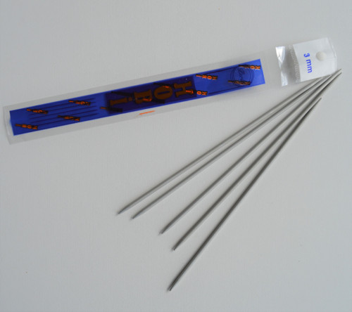 Ponožkové jehlice, délka 20 cm, síla 3 mm