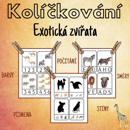 Exotická zvířata, kolíčkování