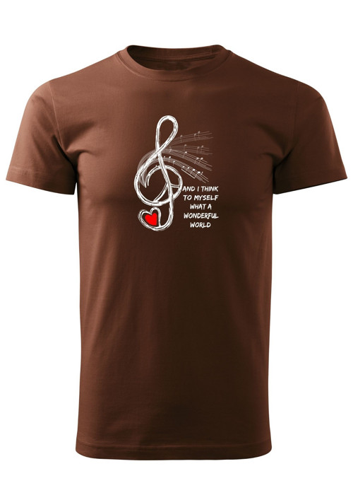 Tričko "Louis Armstrong-What a wonderful word"