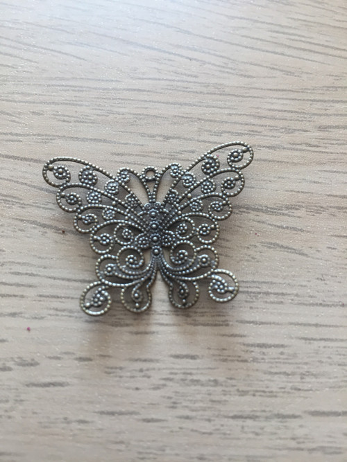 Přívěsek motýl 32 x 25 mm