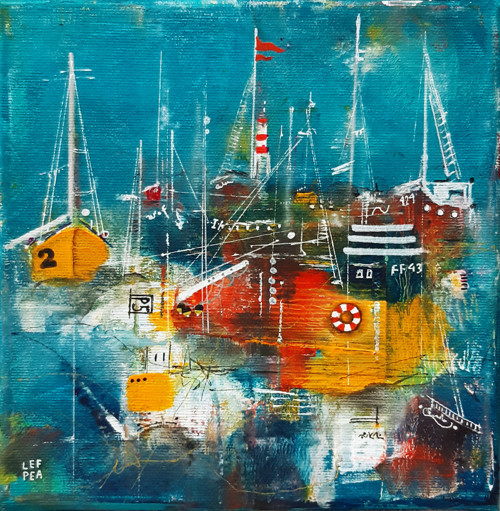 Boats - 20x20cm — foto 1