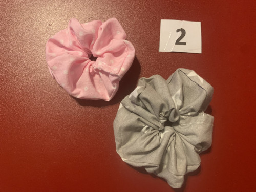 Látková gumička do vlasů - set č.2