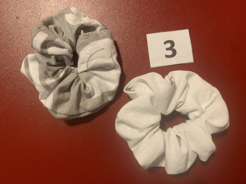 Látková gumička do vlasů - set č.3 — foto 1