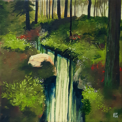 Lesní ticho - 20x20cm — foto 1