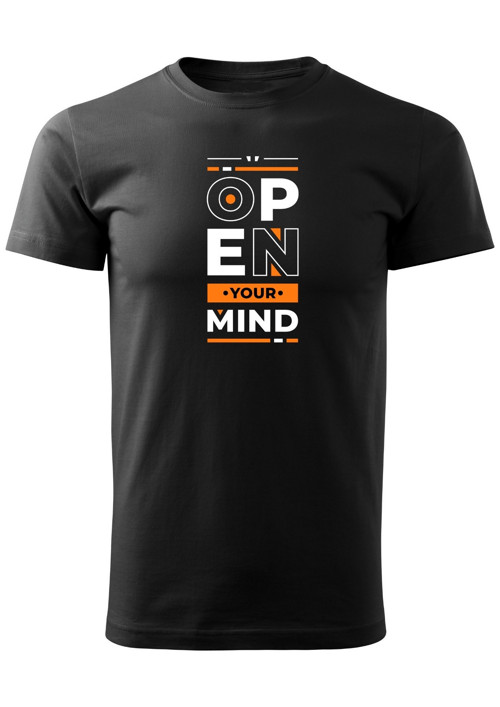 Pánské tričko "OPEN YOUR MIND" — foto 1