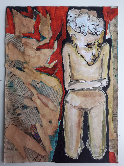 V hlavě (36 x 50 cm)