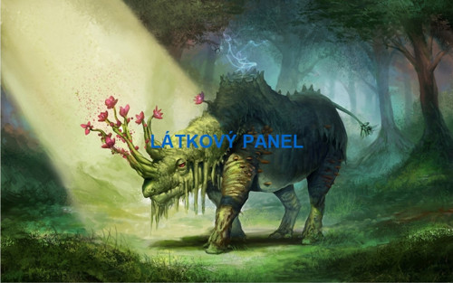 Bavlněný panel 12x20 cm - skladem