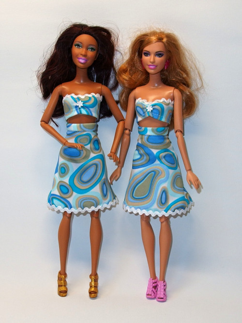 Sukně a bolerko OZARK pro panenky BARBIE
