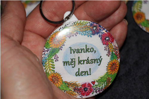 Originální zrcátko na klíče NOVINKA