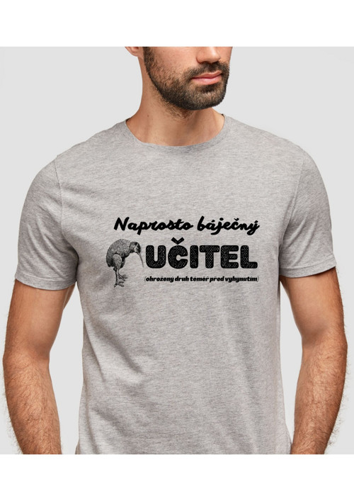 Tričko pro učitele "UČITEL-OHROŽENÝ DRUH" — foto 1