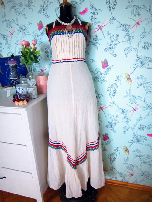 Šaty boho originál vintage — foto 1