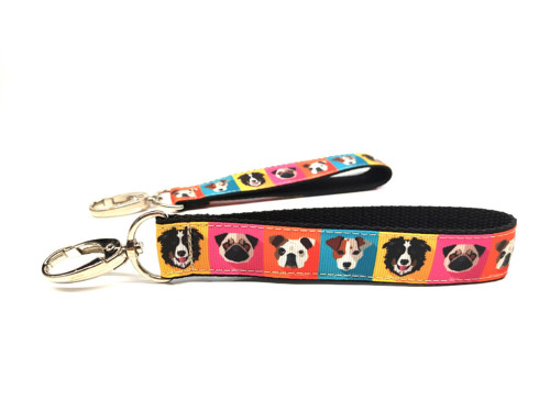 Klíčenka DOGS II. s karabinou, krátká