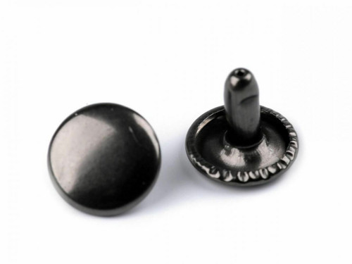 100pár nikl černý duté nýty ø10 mm, a šrouby,