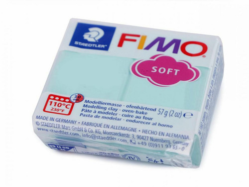 1ks 505 mint pastel FIMO 57 g soft, FIMO, beton a