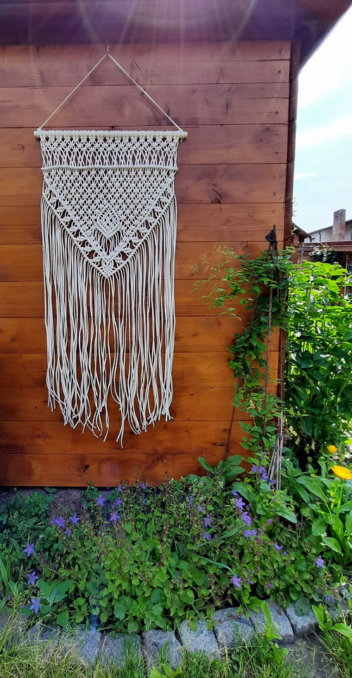 Velka závěsná Macramé dekorace