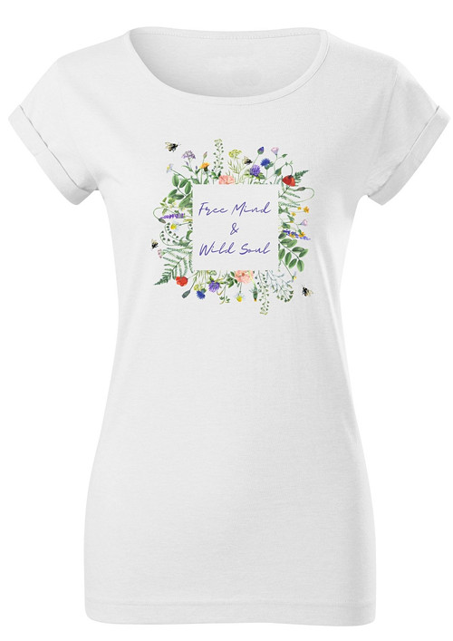 Dámské tričko "Meadow - Free Mind & Wild Soul"