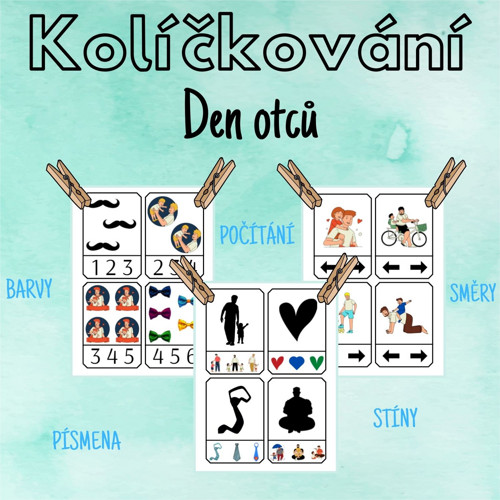 Den otců, kolíčkování
