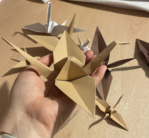 Sada origami jeřábů — foto 1