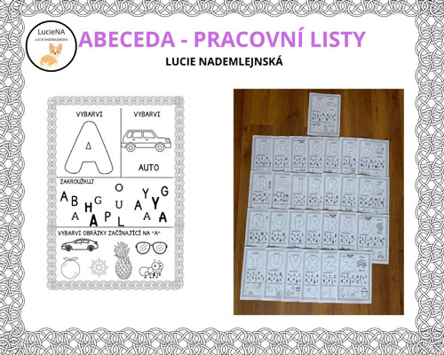 Abeceda pracovní listy