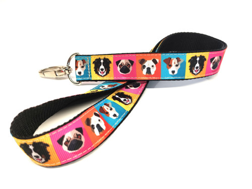 Klíčenka DOGS II. s karabinou, dlouhá