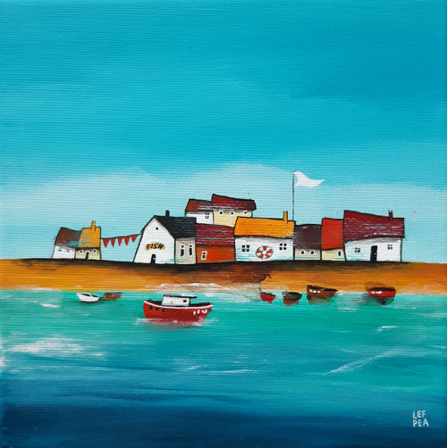 Blue harbor- 20x20cm — foto 1
