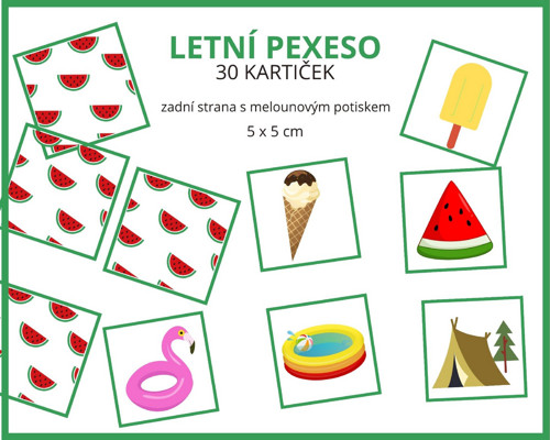Letní pexeso — foto 1