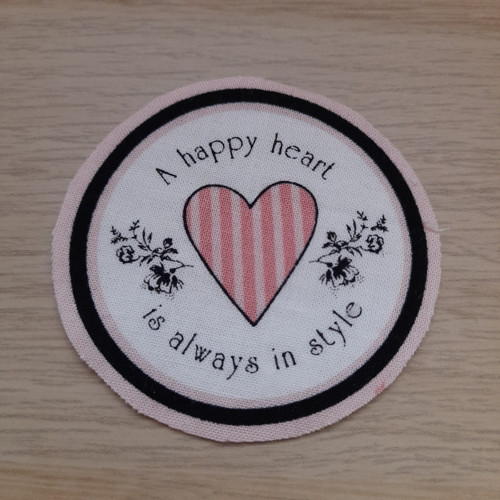 Nášivka happy heart