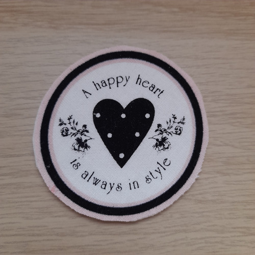 Nášivka happy heart